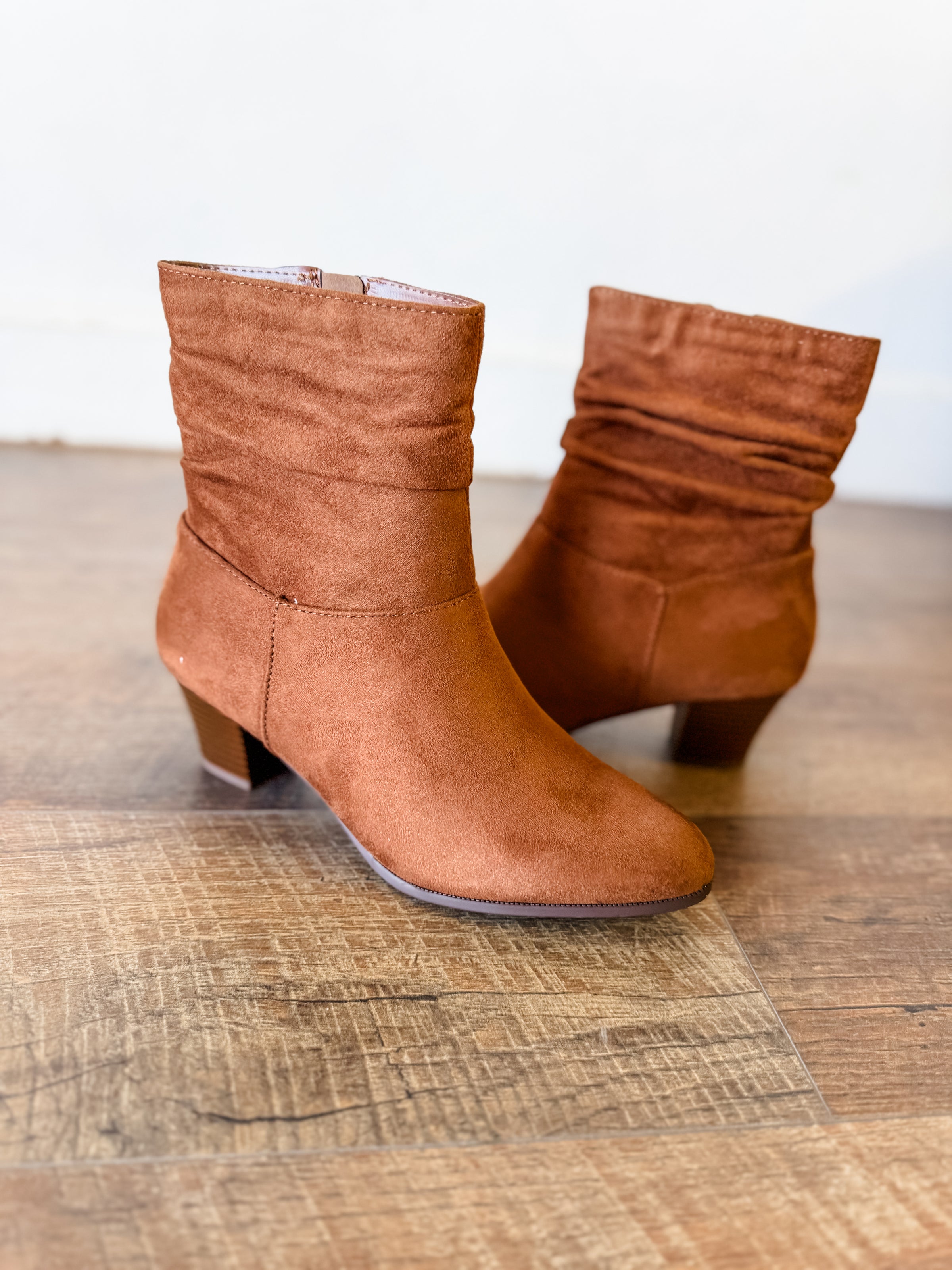 Slouchy Ankle Bootie | Wide Fit