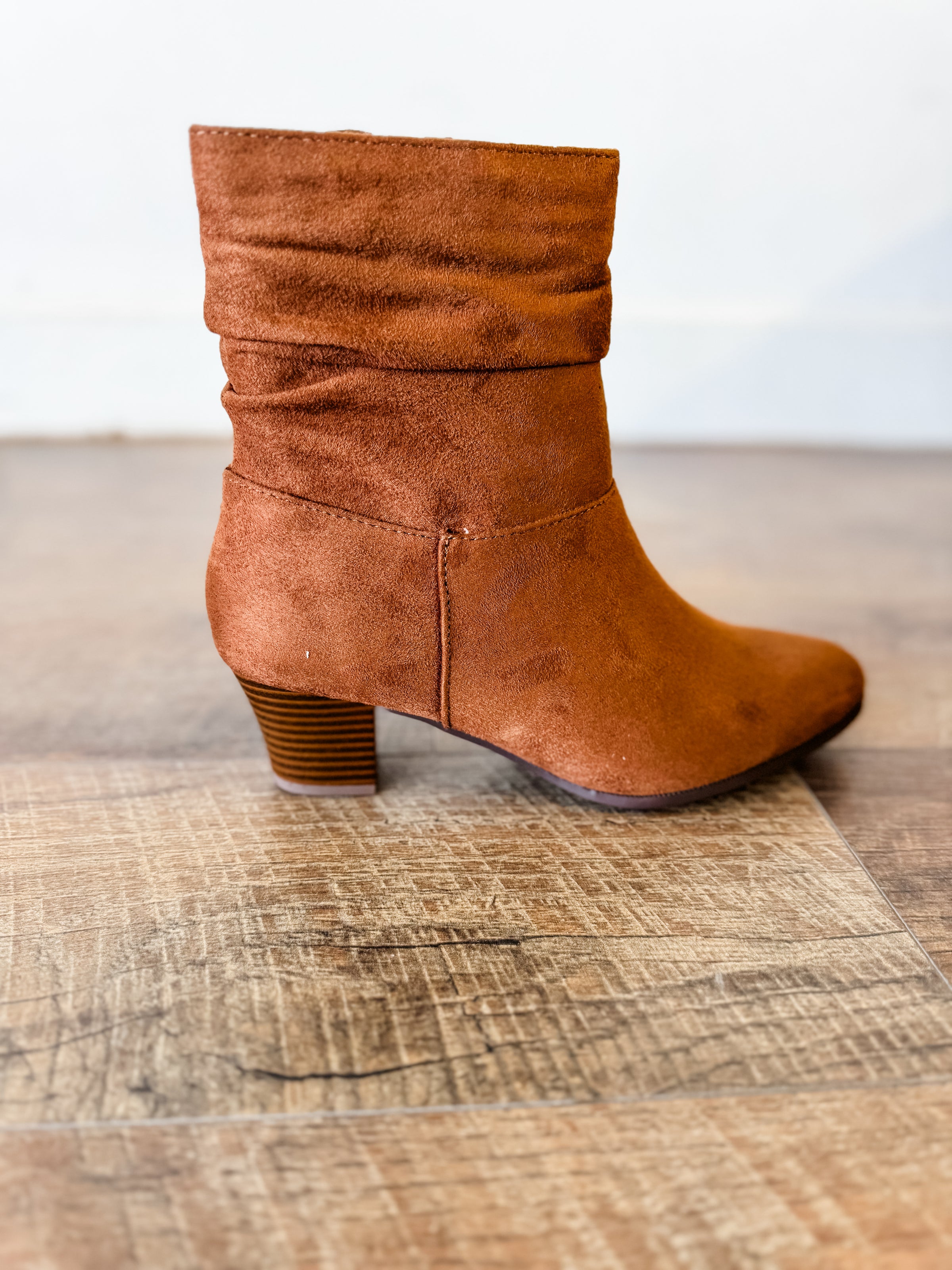 Slouchy Ankle Bootie | Wide Fit
