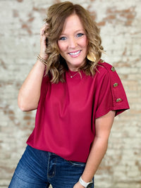 Roxa Gold Accent Top