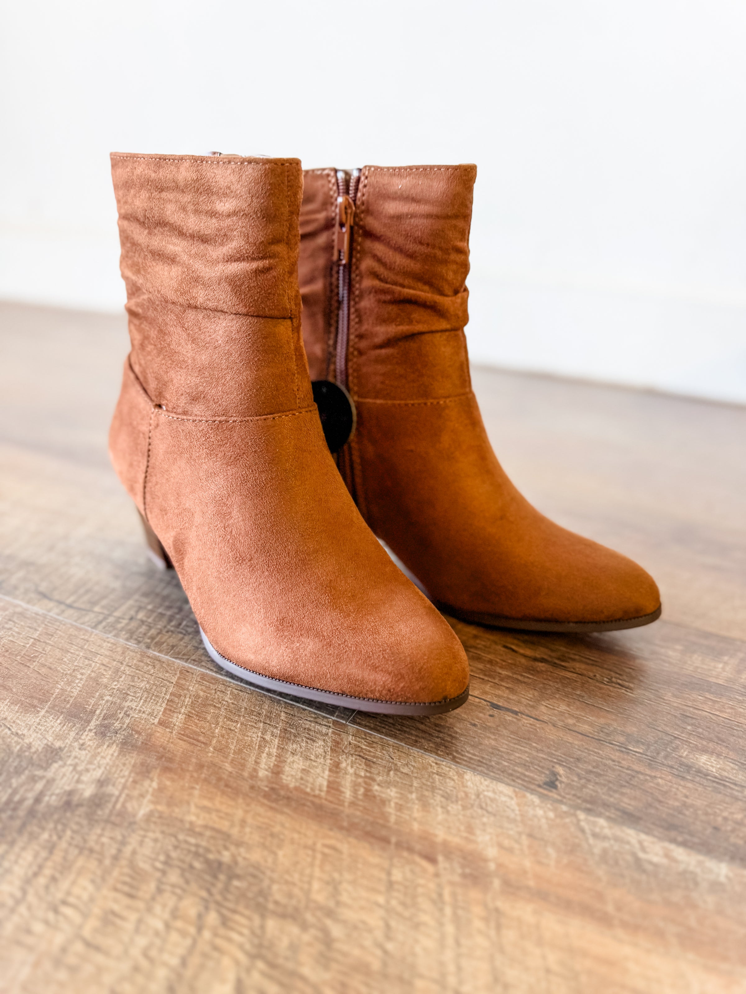 Slouchy Ankle Bootie | Wide Fit