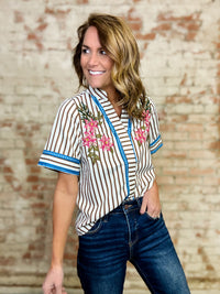 THML Elias Embroidered Top