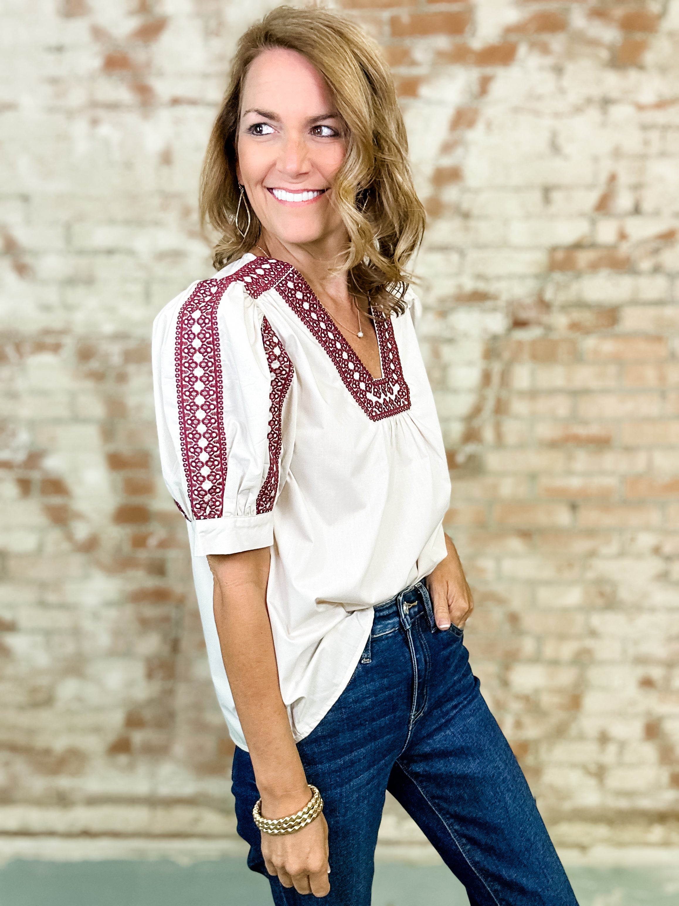 Camella Puff Sleeve Top