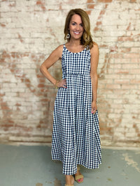 Brenna Gingham Dress Set
