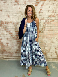 Brenna Gingham Dress Set