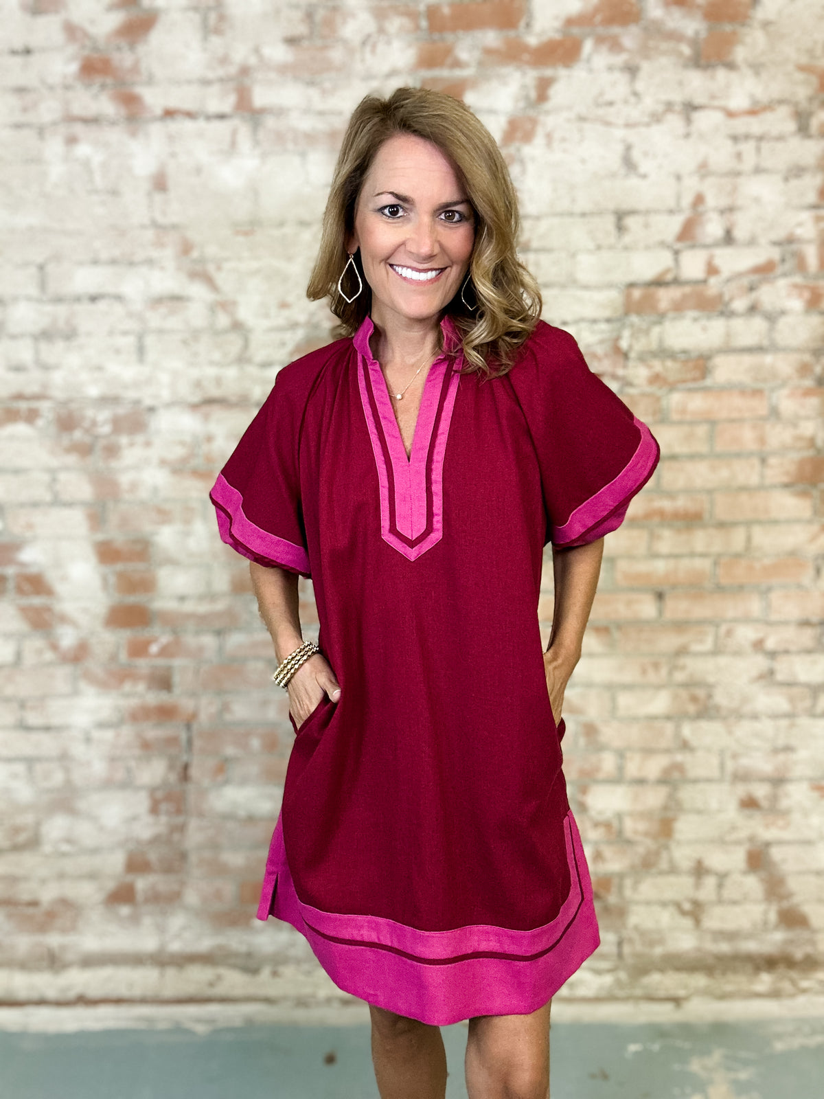 Bryelle Colorblock Dress