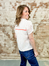 Arden Floral Laced Top