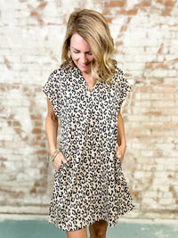 Janice Leopard Dress