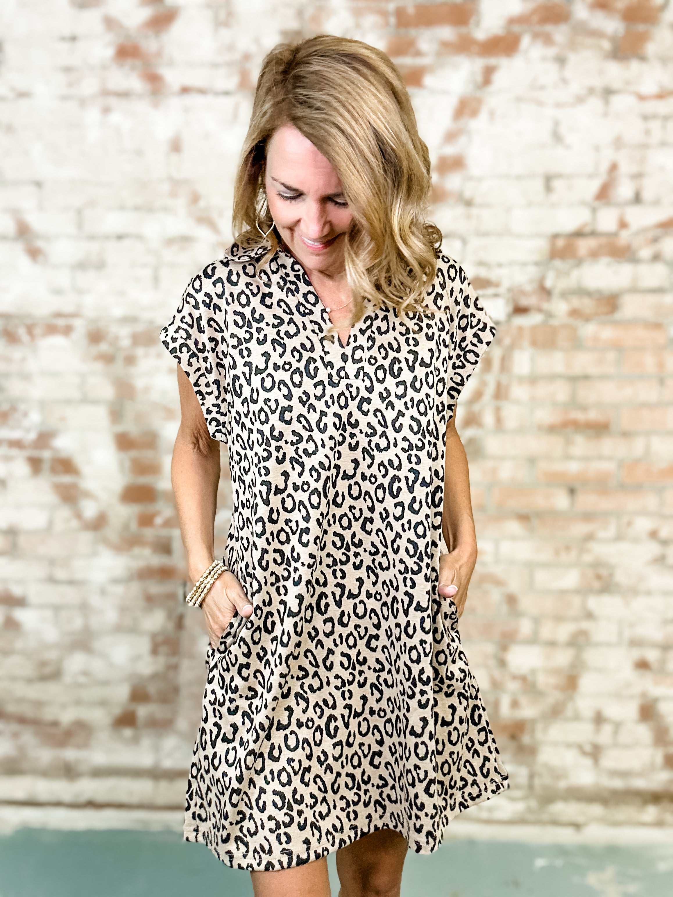 Janice Leopard Dress