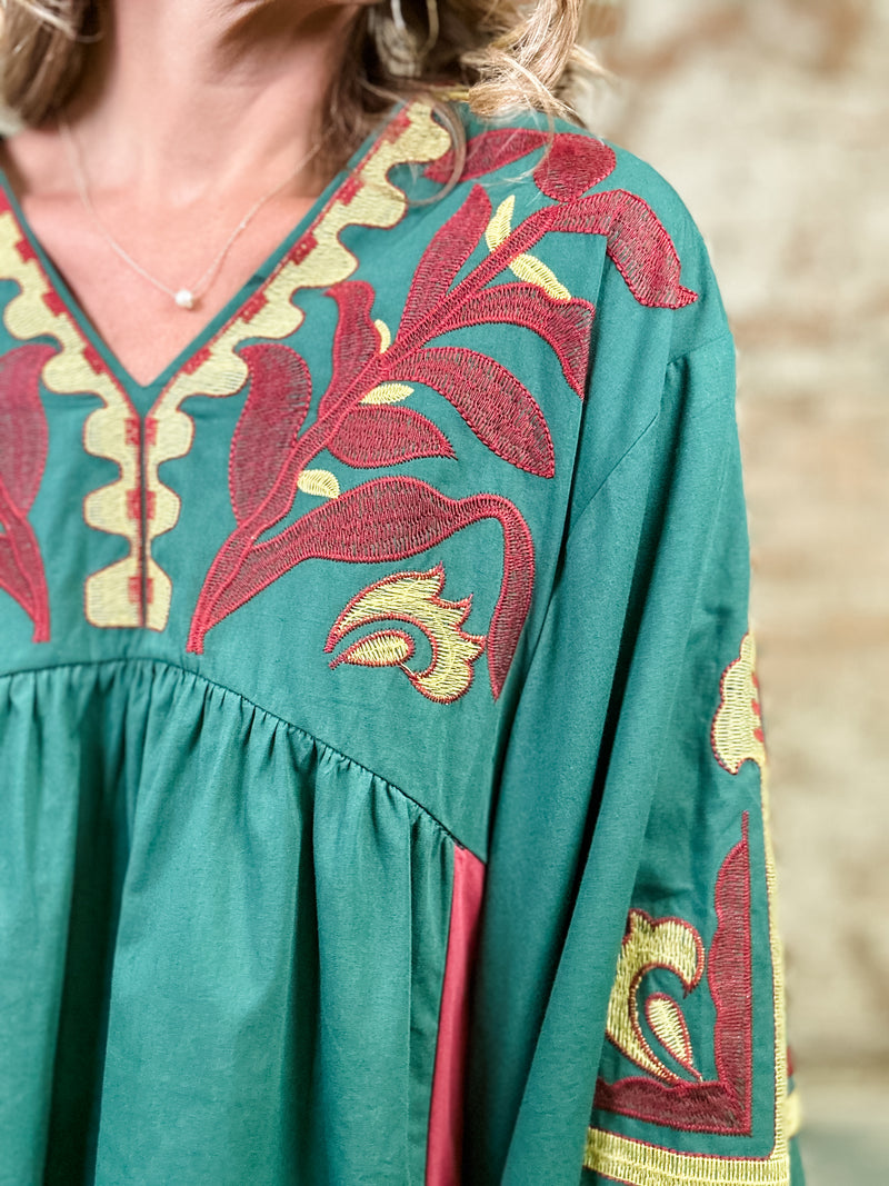 Rhonda Embroidered Dress
