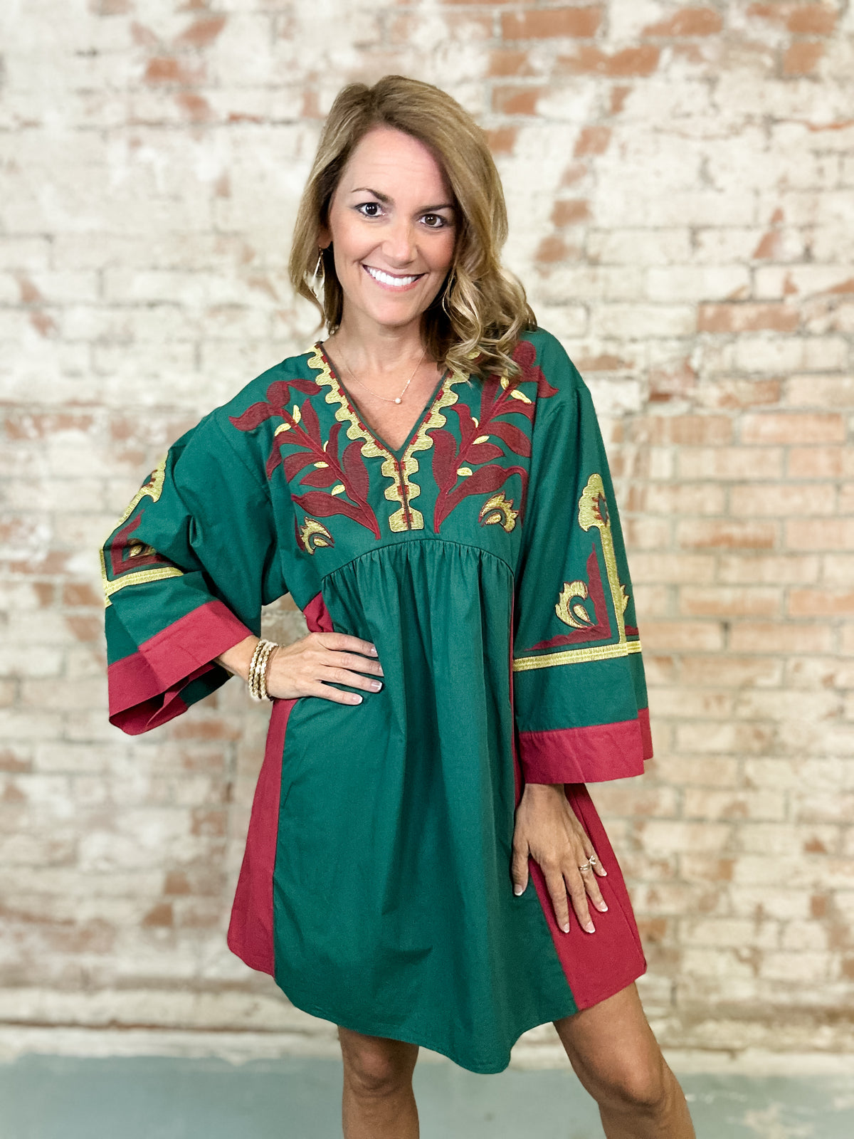 Rhonda Embroidered Dress