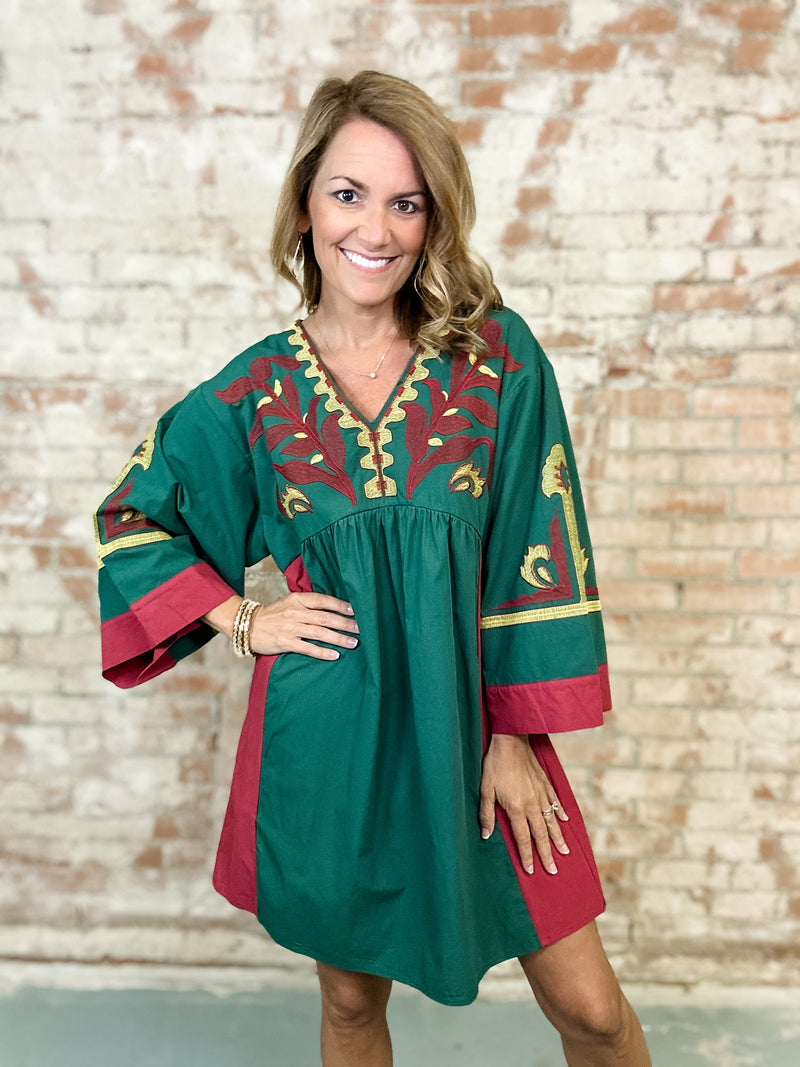 Rhonda Embroidered Dress