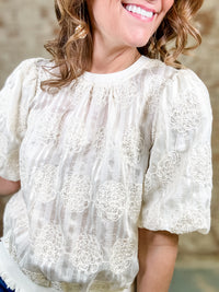 Rhys Floral Embroidered Top