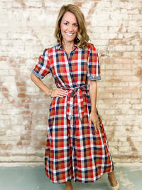 Chantal Plaid Dress