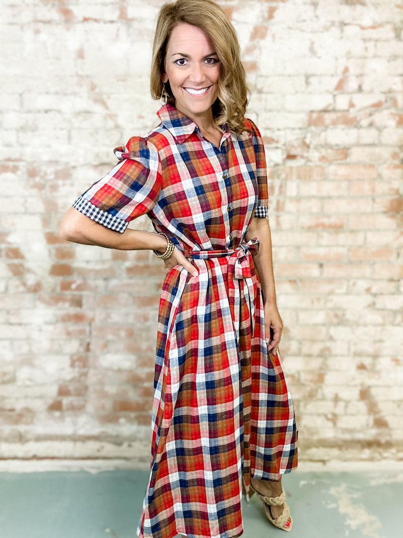 Chantal Plaid Dress