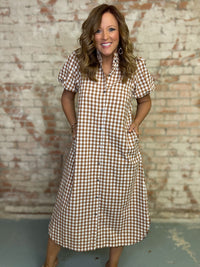 Corinna Gingham Dress