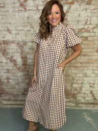 Corinna Gingham Dress