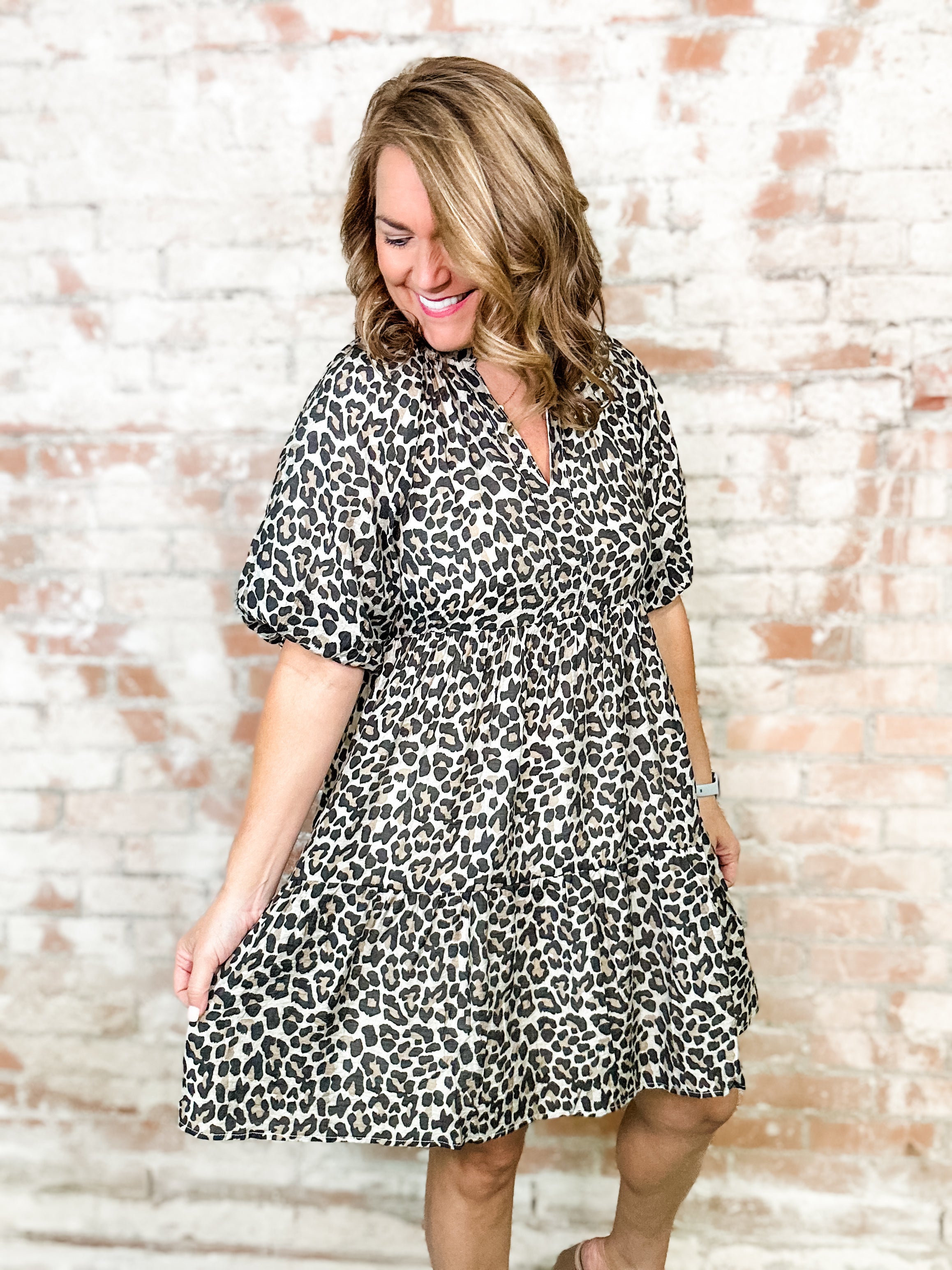 Cheetah print dress on sale