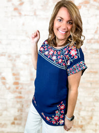 Tamara Embroidered Top