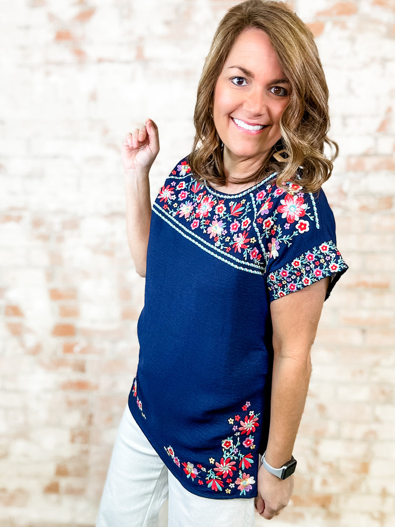 Tamara Embroidered Top