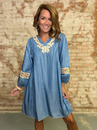Kalissa Embroidered Dress