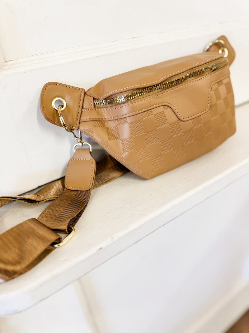 Checkered Crossbody Bag