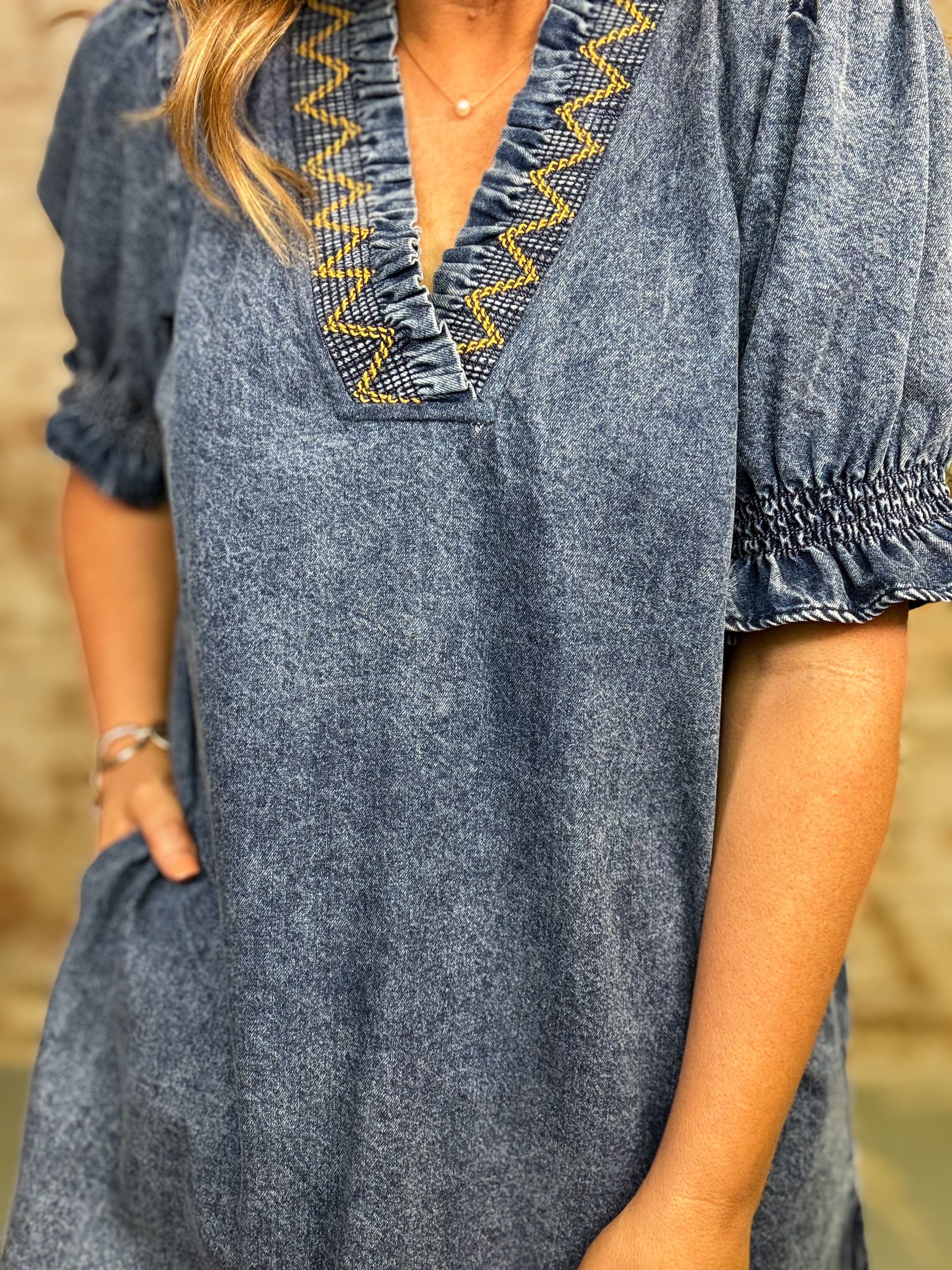 Alba Denim Dress