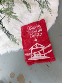 Christmas Begins With Christ | Towel