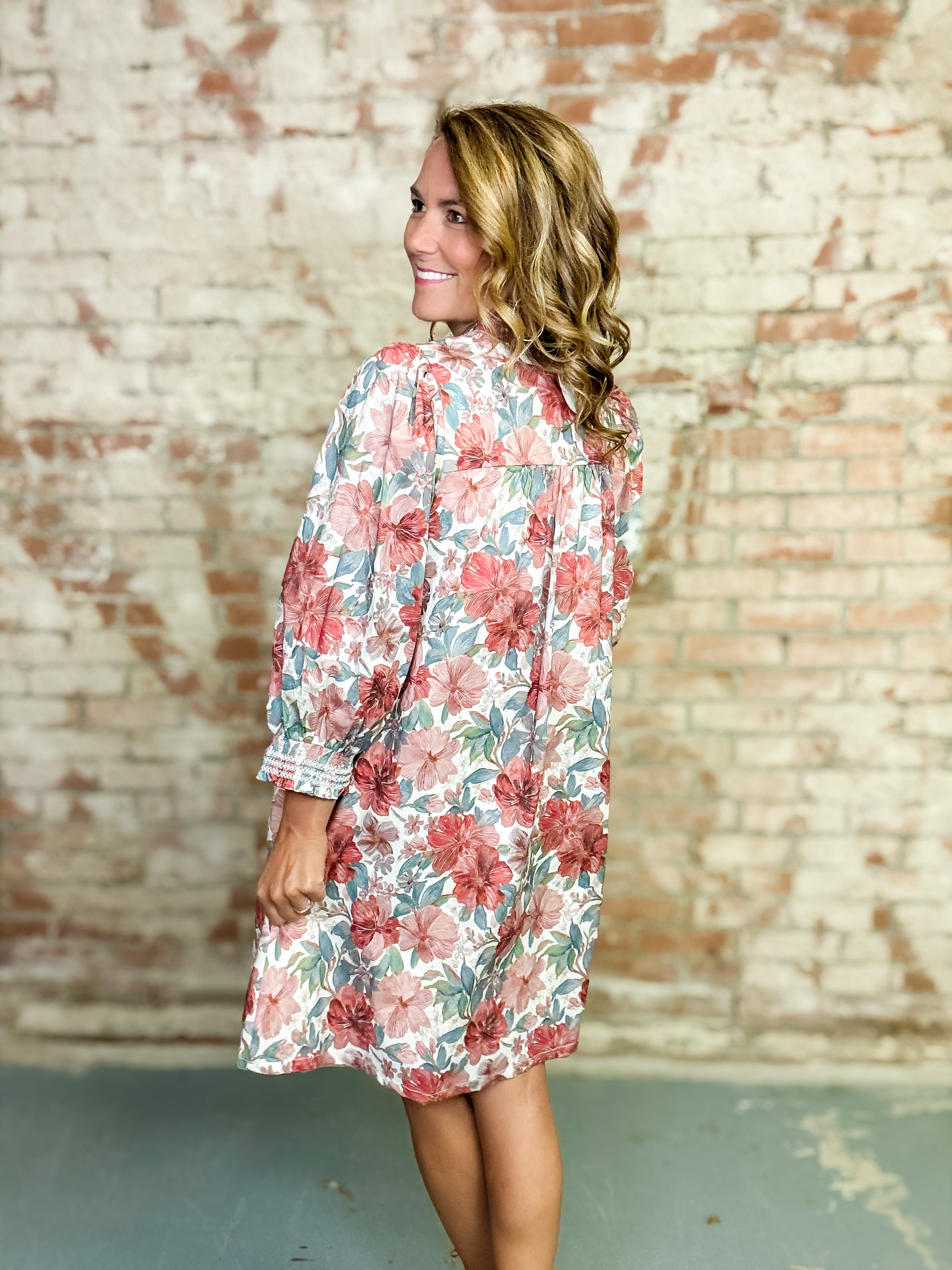 Genevive Floral Dress