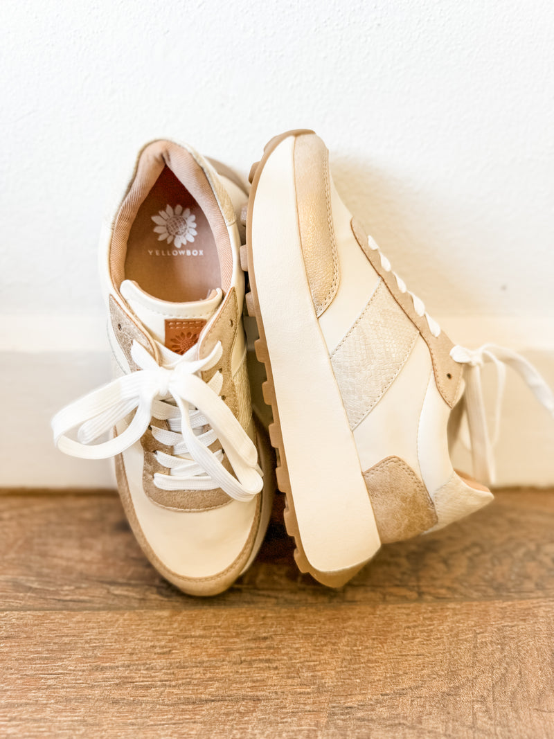 Yellowbox Natural Harrah Flatform Sneaker - FINAL SALE