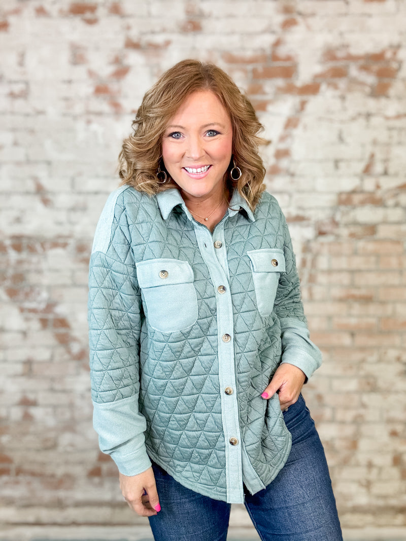 Lynsi Quilted Shacket