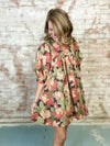 Mindy Floral Pleated Dress