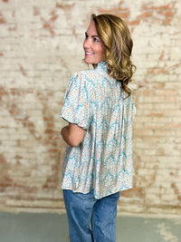 Penelope Smocked Yoke Top