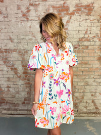 THML Janna Floral Dress