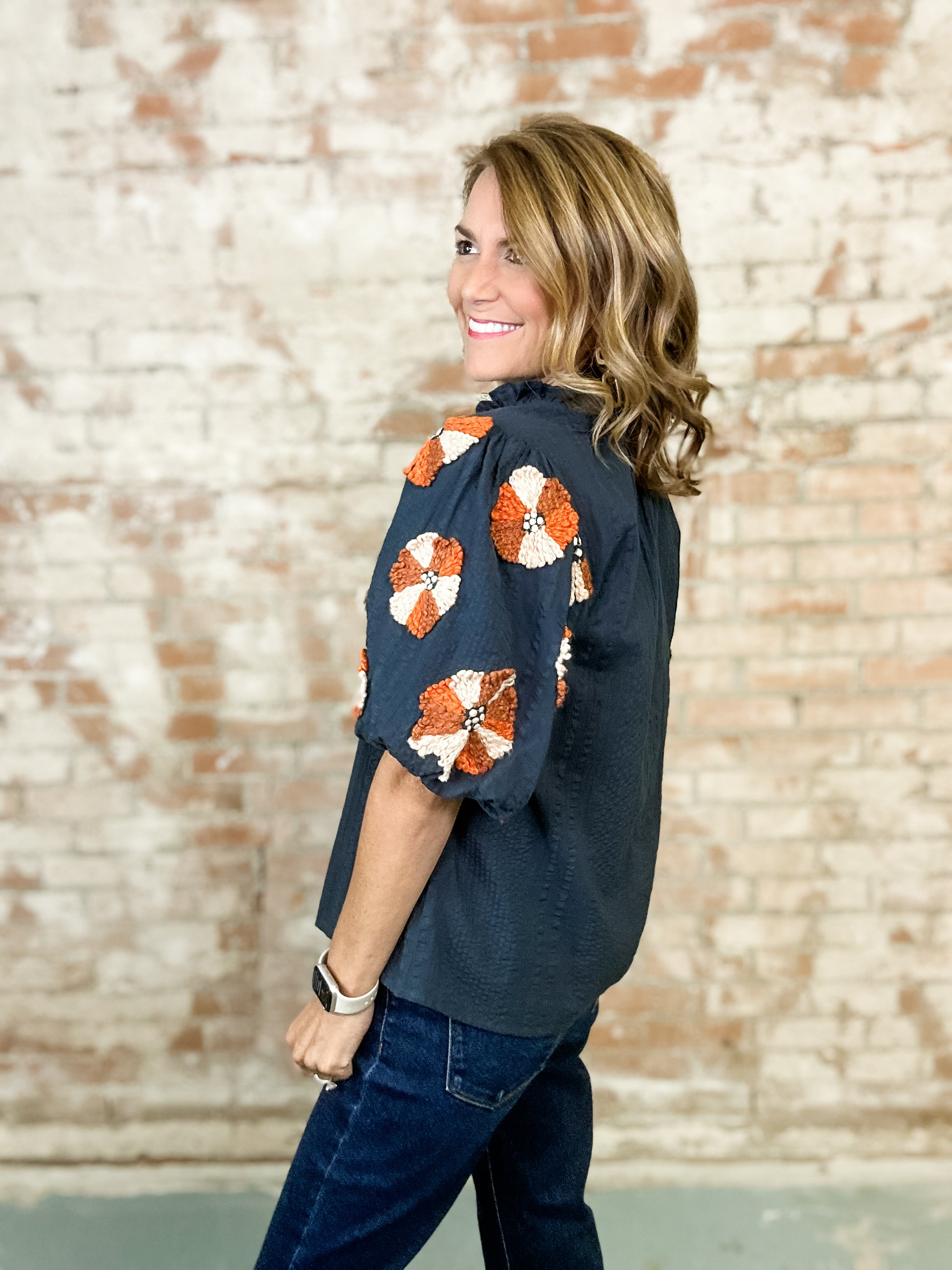 THML Tate Textured Top