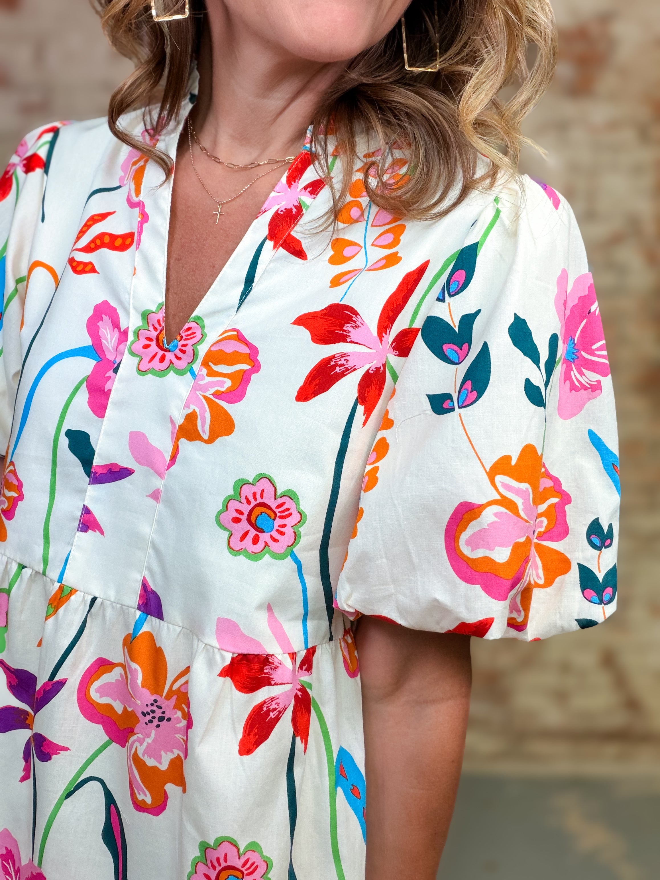 THML Janna Floral Dress