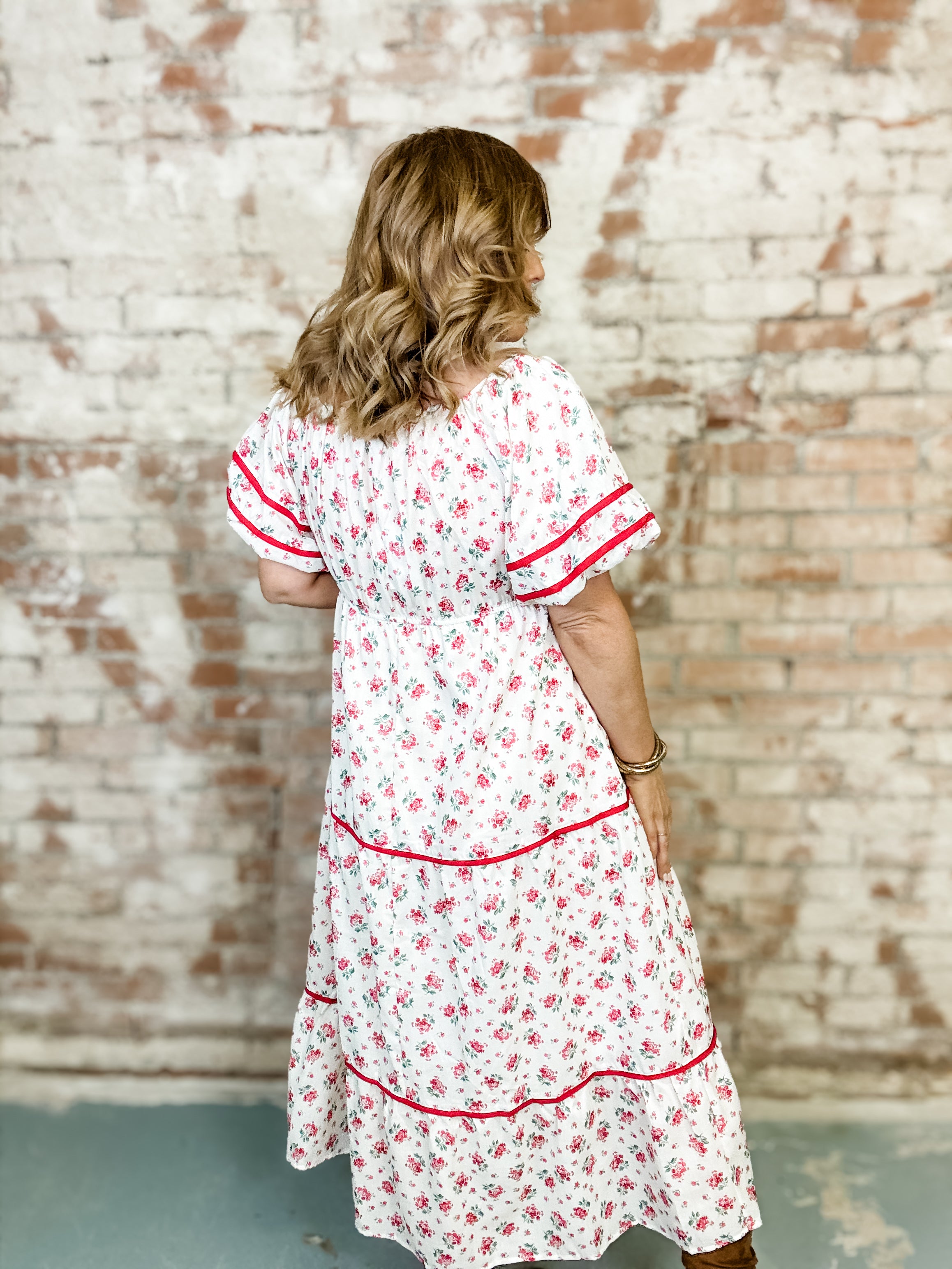 Darling Floral Midi Dress