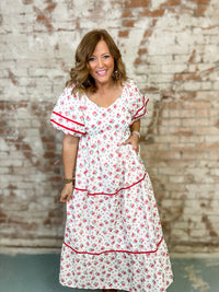 Darling Floral Midi Dress