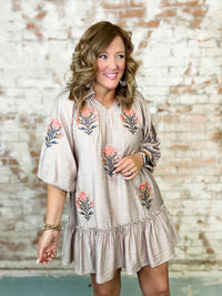 Axis Ruffled Tiered Dress