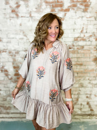 Axis Ruffled Tiered Dress