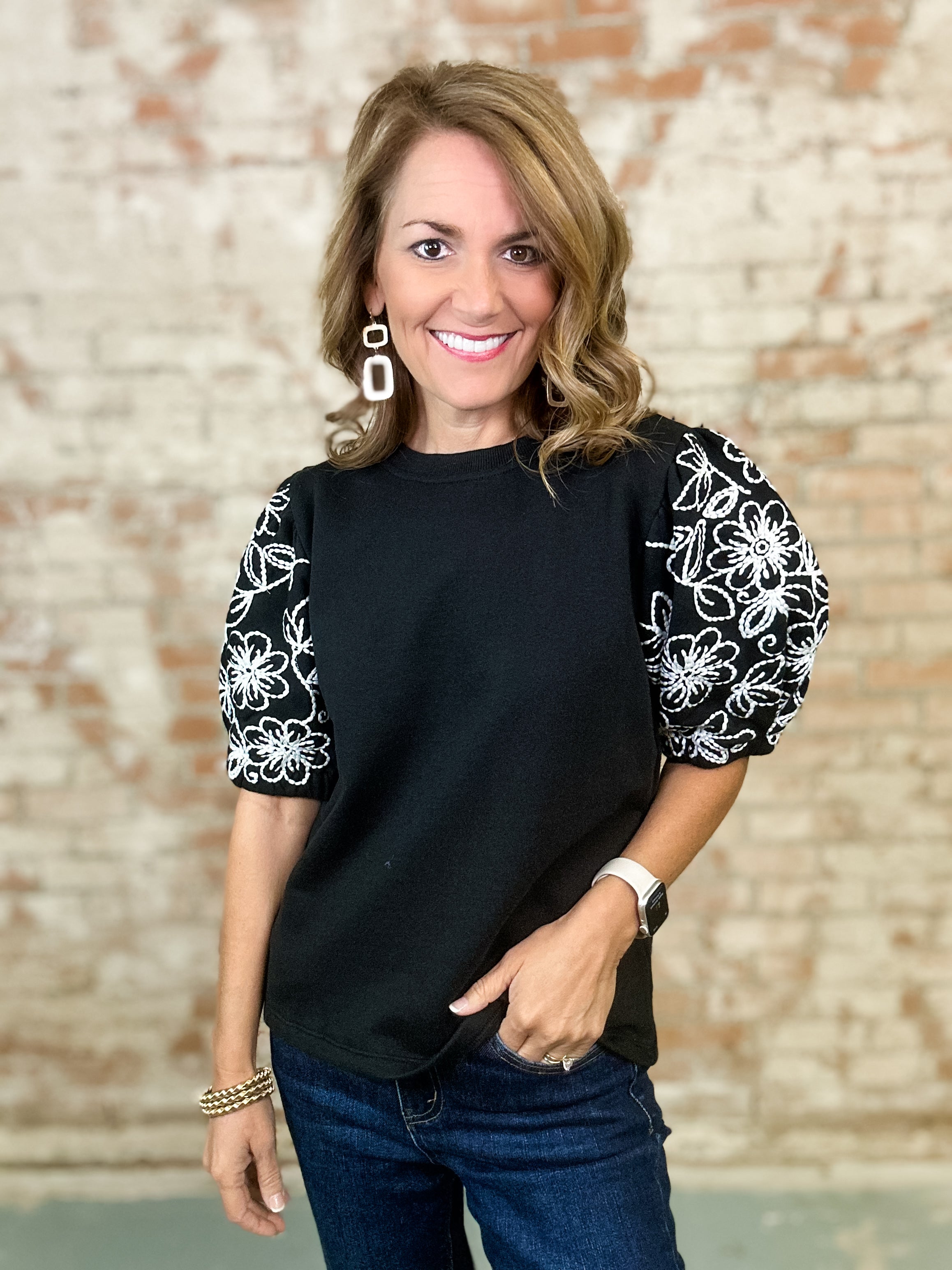 THML Midnight Bloom Top