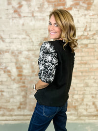 THML Midnight Bloom Top