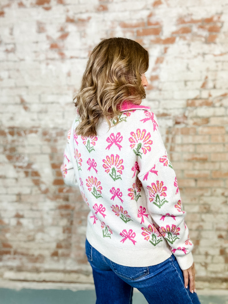 Daphne Floral Sweater