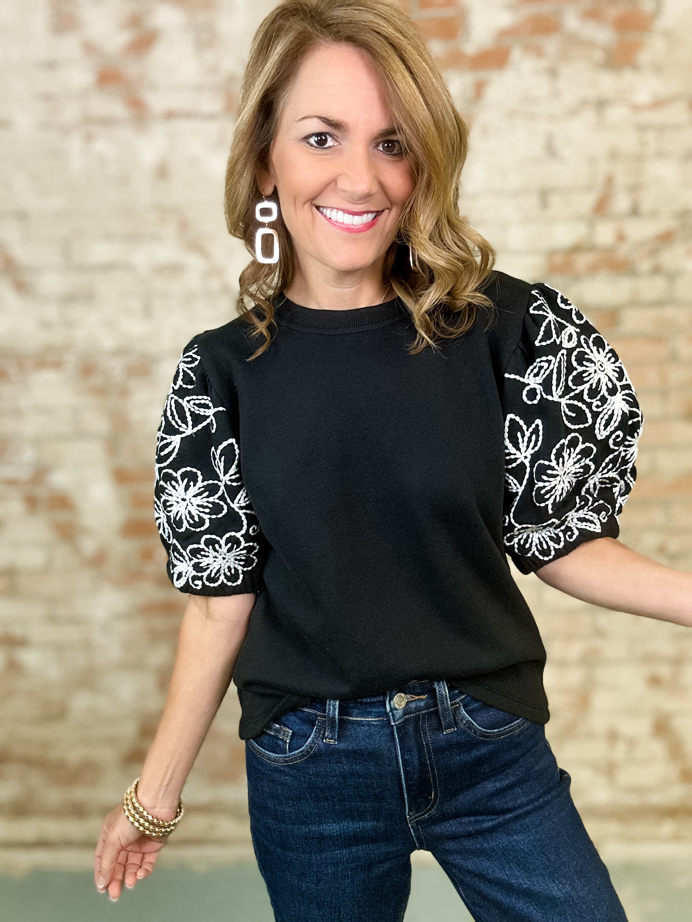 THML Midnight Bloom Top