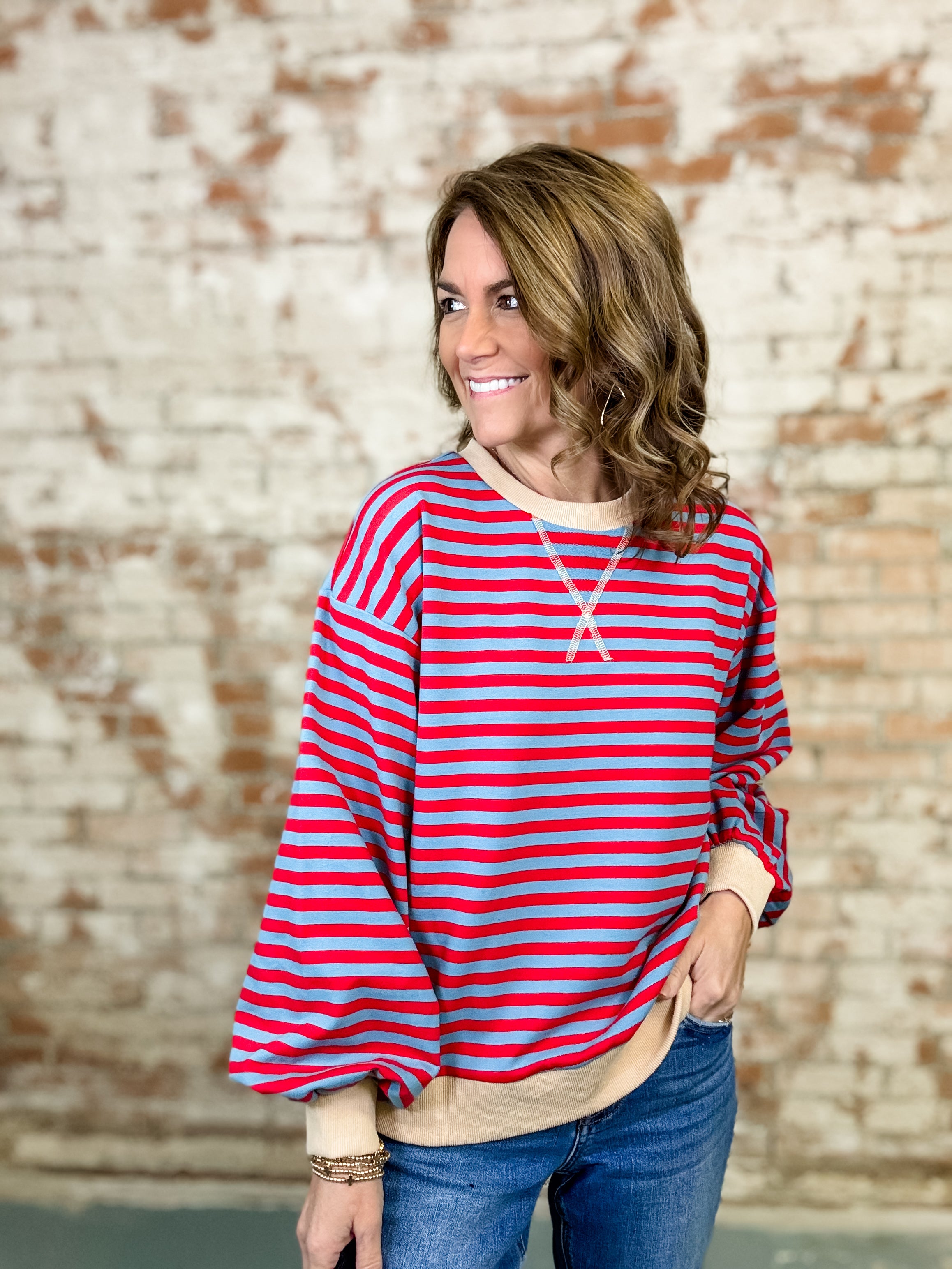 Oscar Stripe Top