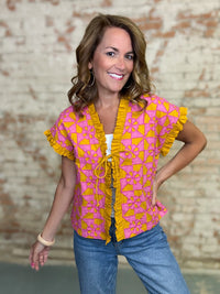 Ivy Jane Floral Patchwork Appliqued Vest