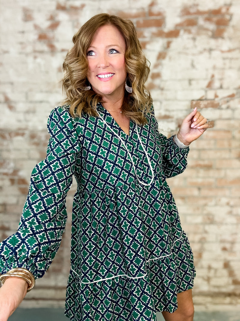 Kirby Geometric Dress