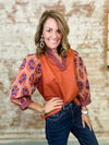 Ruby Floral Top