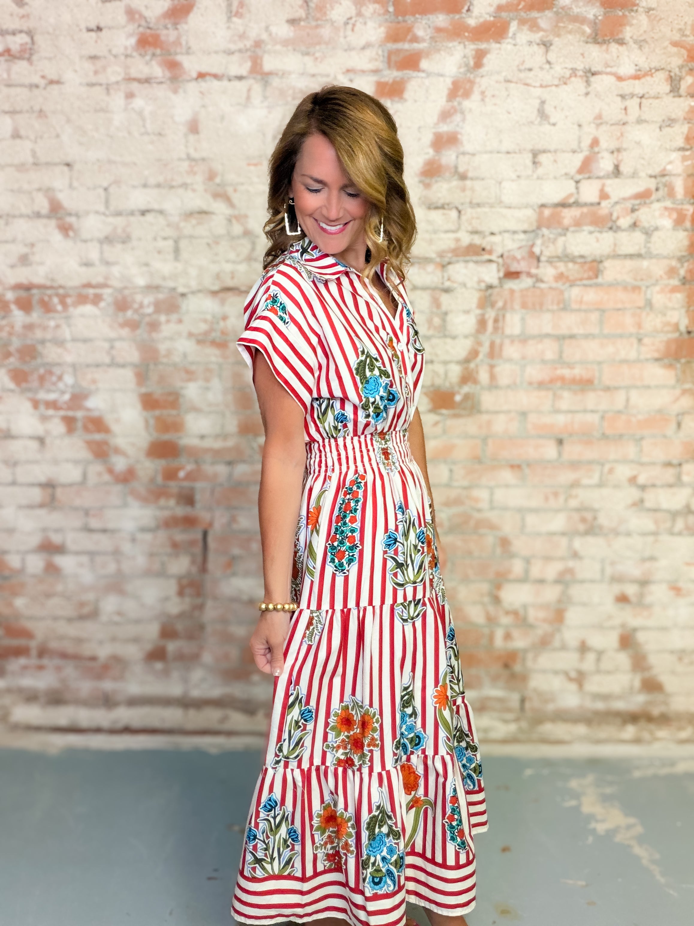 THML Alissa Stripe Dress