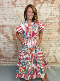 THML Alissa Stripe Dress
