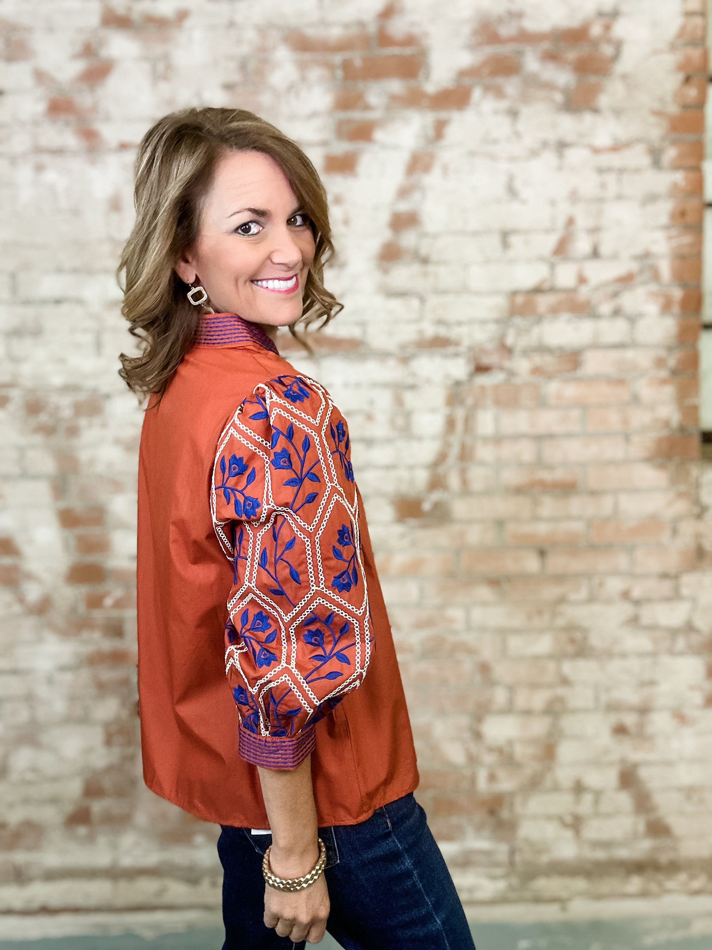 Ruby Floral Top